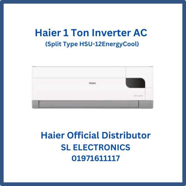 Haier 1 Ton Inverter AC (Split Type HSU-12EnergyCool)