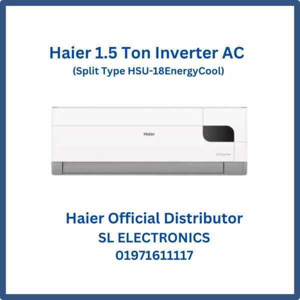 Haier 1.5 Ton Inverter AC (Split Type HSU-18EnergyCool)